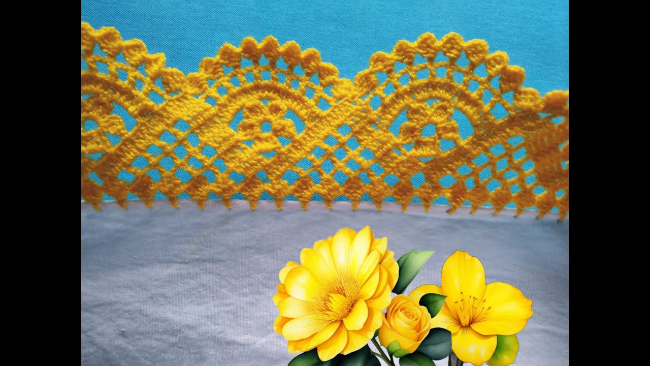 orilla num 860, para servilletas grandes o manteles.#parati #hechoamano #crochet #tutorial #arte