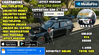 Download Lagu car parking multiplayer mod apk v4.9.5.1 | new update, unlock all cars, new cars, unlimited coins MP3 Download Lagu car parking multiplayer mod apk v4.9.5.1 | new update, unlock all cars, new cars, unlimited coins MP3