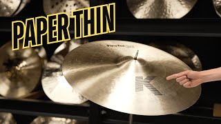 Zildjian K Paper Thin Crash Cymbal Comparison - From the Zildjian Vault