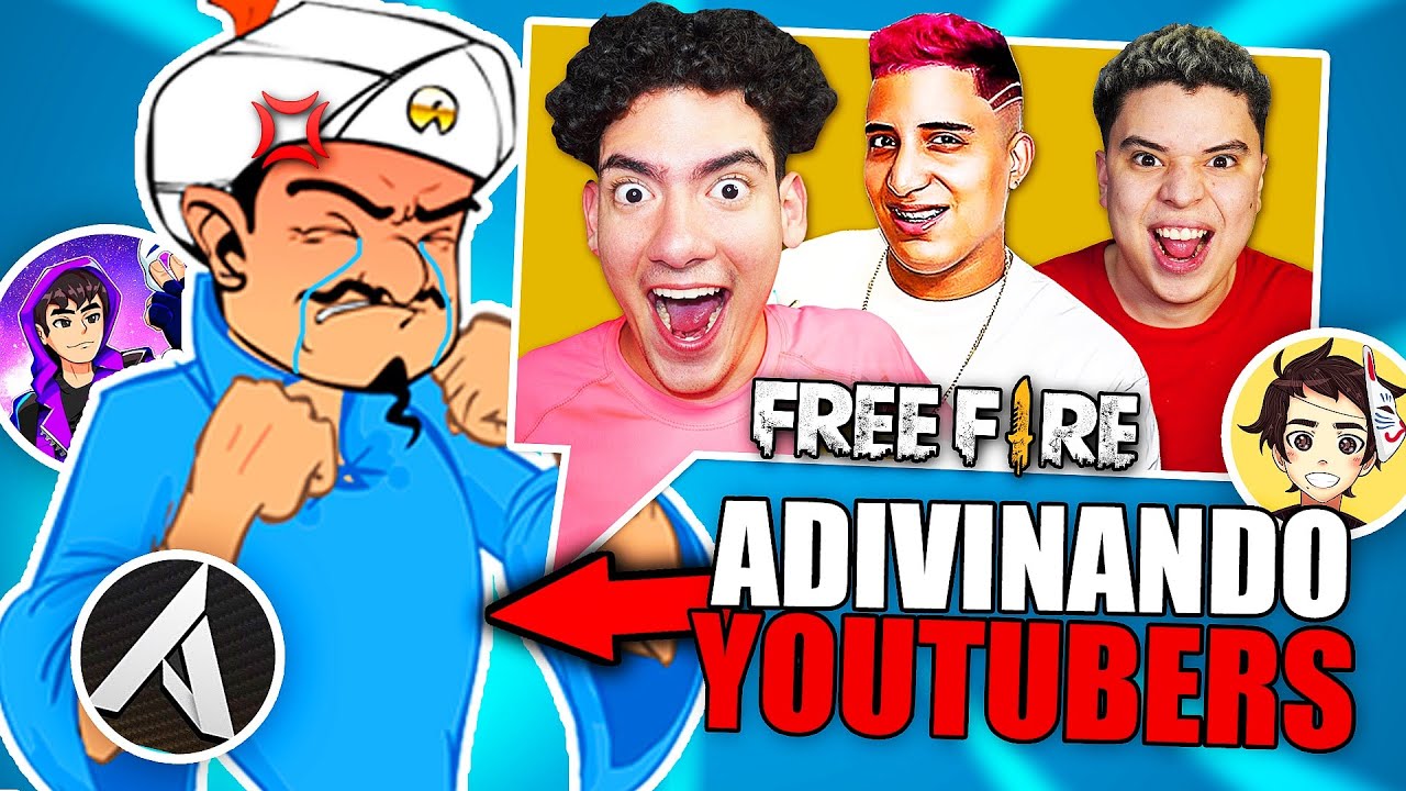 HACKEO AKINATOR con YOUTUBERS de FREE FIRE!😂 Jonbtc YouTube
