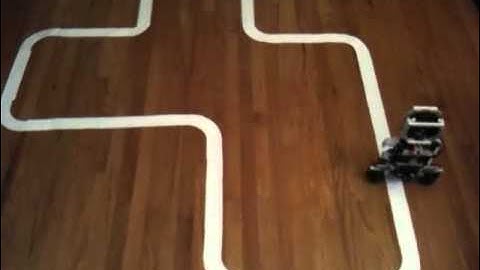 Self Balancing Lego Mindstorms NXT Robot - line following