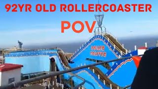 Rollercoaster Onride POV  Great Yarmouth Pleasure Beach | 92 Year Old Senic Railway