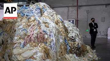 Textile waste piles up in China as fast fashion reigns and recycling takes a back seat