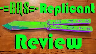 Brs Replicant Review The Best Balisong Ever.