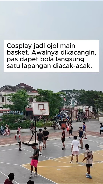 Driver akan menjemput kamu setelah main basket #basketballprank #prank #ojol #basketball