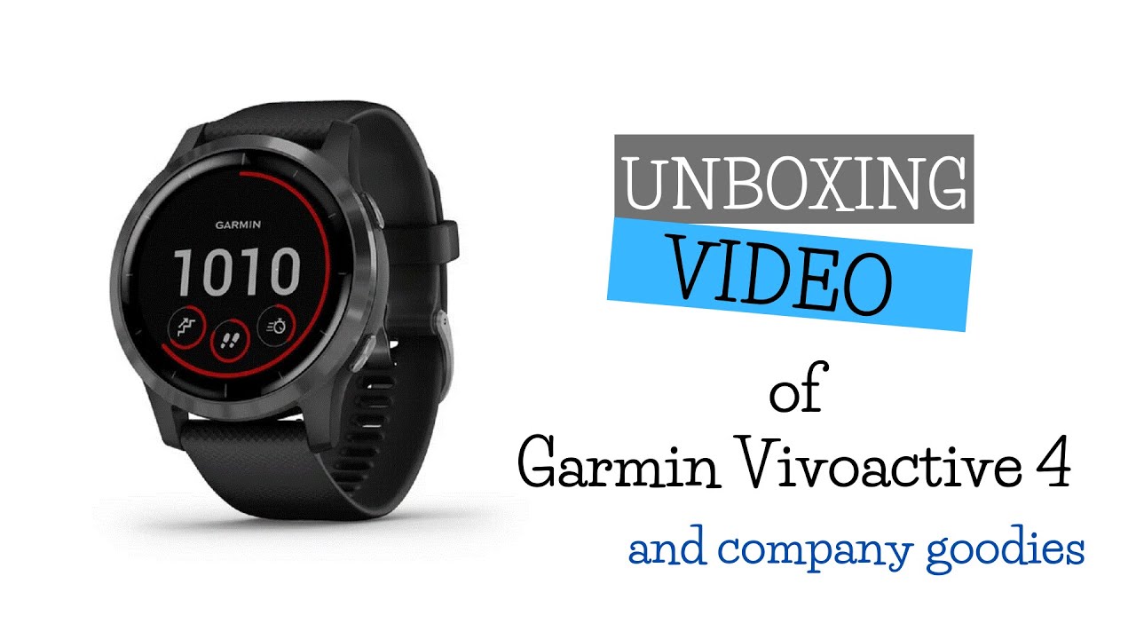 garmin vivoactive 4 youtube