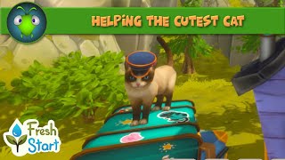 Helping the Cutest Cat ♥ Ep. 1 ♥ Fresh Start 100 Percent Run