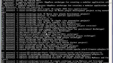 Apache Maven - Generating a basic project