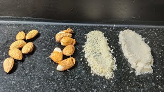 How to make almond flour