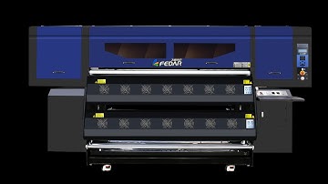 Fedar FD6196E Sublimation Printer/Digital Large Format Printer/Inkjet Printing Machine Latest Video