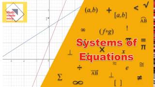 Systems of Linear Equations - Types and word problems