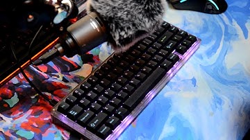 KBD67 Lite with FR4 plate and Stock Boba U4T 62g - Typing Sounds
