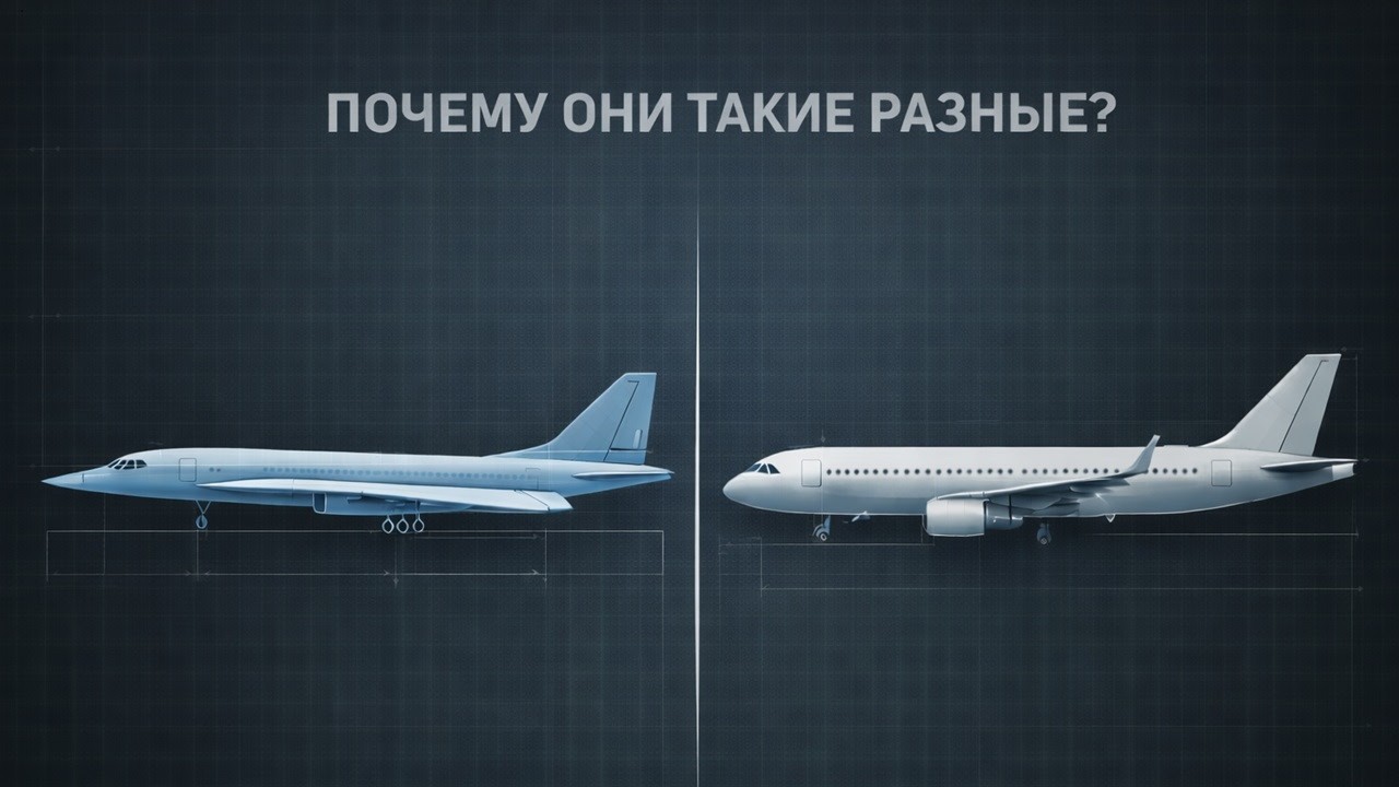 Почему самолёты такие разные? Разбираем основные компоновки самолетов
