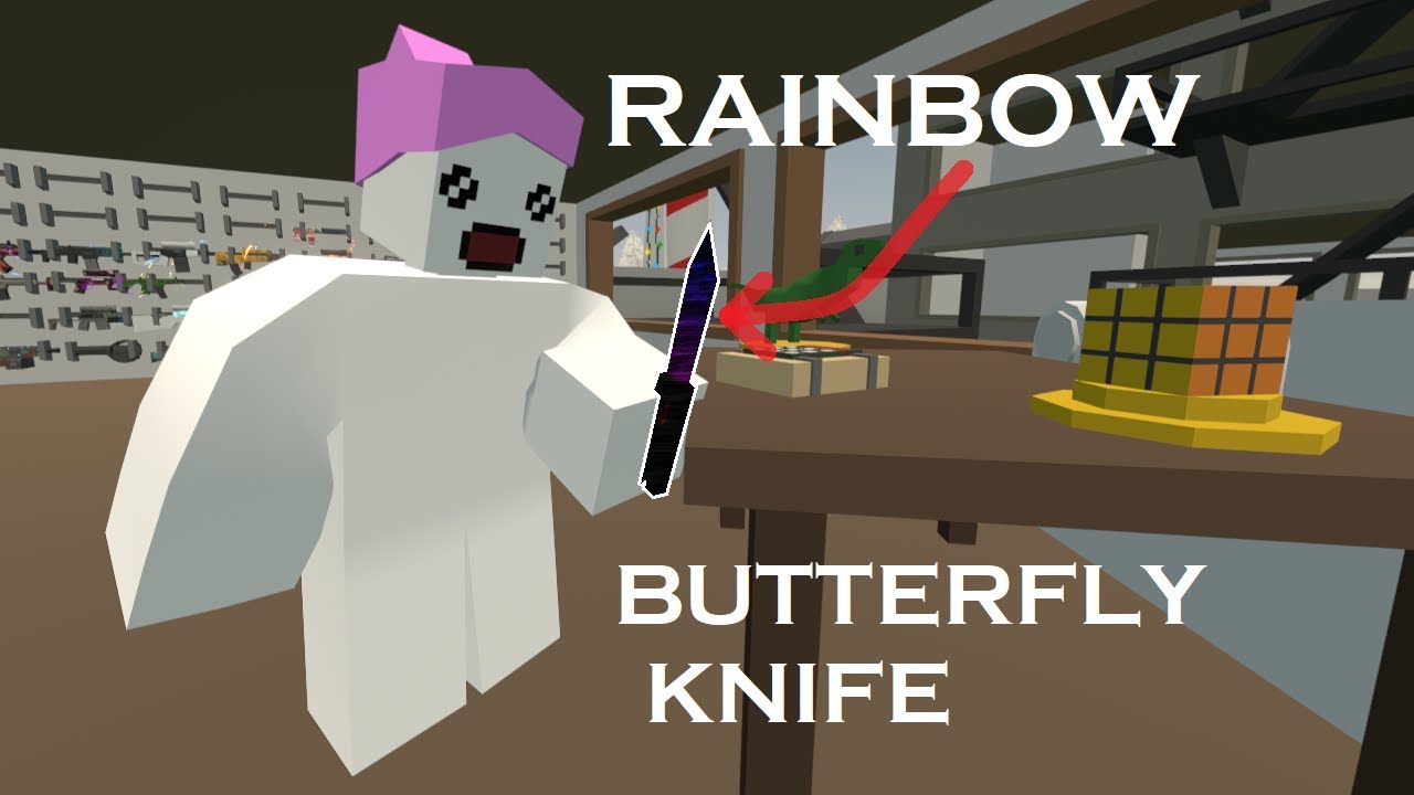 Rainbow Butterfly Knife Unturned Item Showcase YouTube
