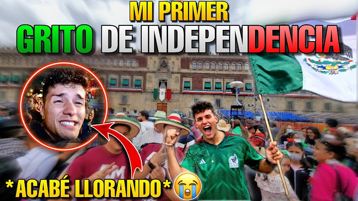 ASÍ VIVÍ el GRITO de INDEPENDENCIA en MÉXICO por PRIMERA VEZ 🇲🇽 *acabé LLORANDO*😭