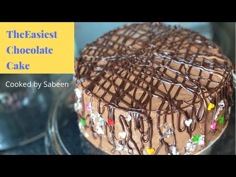 One bowl Chocolate Cake | Cooked By Sabeen