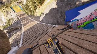 [ Riders Republic ] No HUD, First Person - Downhill "Red Bull Hardline" Track screenshot 3