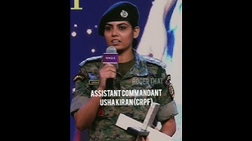 ASSISTANT COMMANDANT USHA KIRAN|CRPF|COBRA|CAPF|#CAPF#CAPFAC#COBRA#VOGUE