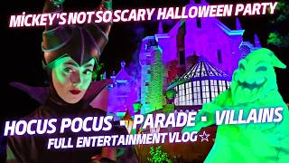 Entertainment at Mickey’s Not -So -Scary Halloween Party 2026 👻🎃 Hocus Pocus, Boo to You & More