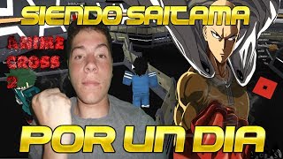 Siendo SAITAMA por un DIA! | Roblox: Anime Cross 2 | ElMylhamPlays