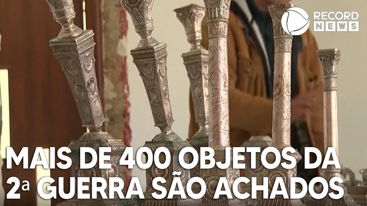 Mais de 400 objetos da Segunda Guerra são encontrados