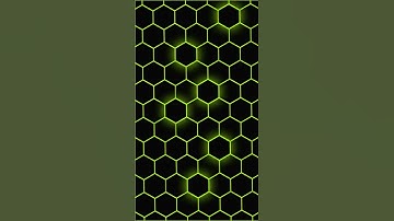 Modern Neon and Black Hexagons [Premium Animated AOD] for Galaxy Devices