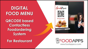 QR Code Contactless Digital Food Menu for Restaurant (2022)