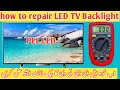 Pel led tv backlight repair  lcdled tv backlight repair  led tv repair