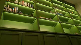 Making Built-In Bookcases with LED Lighting