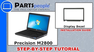 Dell Precision M2800 (P29F001) Display Bezel How-To Video Tutorials