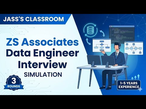 ZS Associates Data Engineer Interview Simulation | Technical + Practical + System Design Rounds