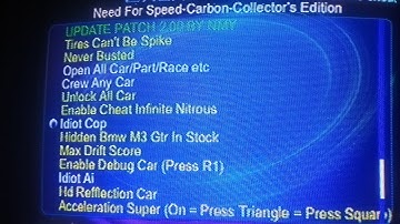 Cheat Patch/PNACH Need For Speed Carbon Collector Edition (Usa) Aethersx2