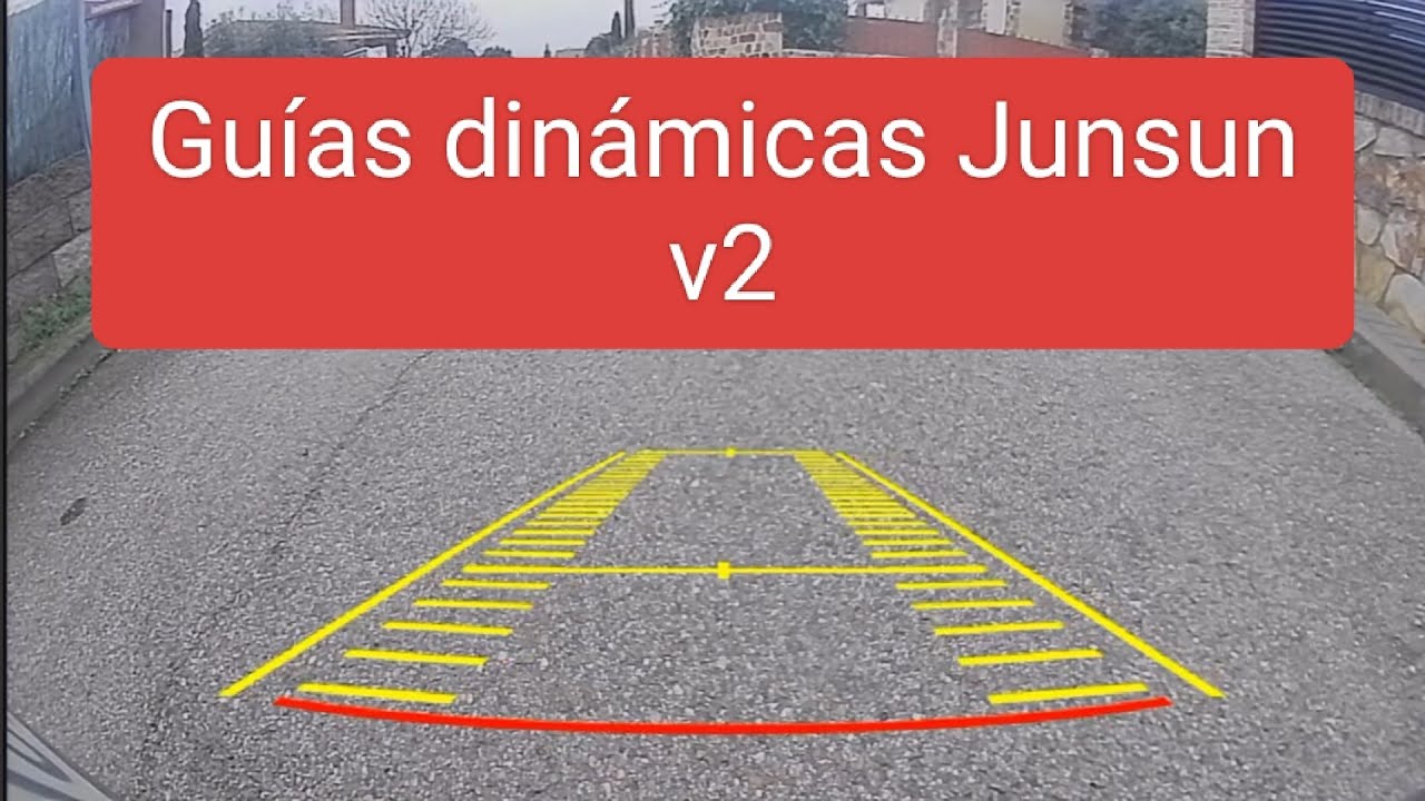 Activar las guías de la cámara marcha atrás en la radio  Junsun V2. Sígueme, es gratis! 
