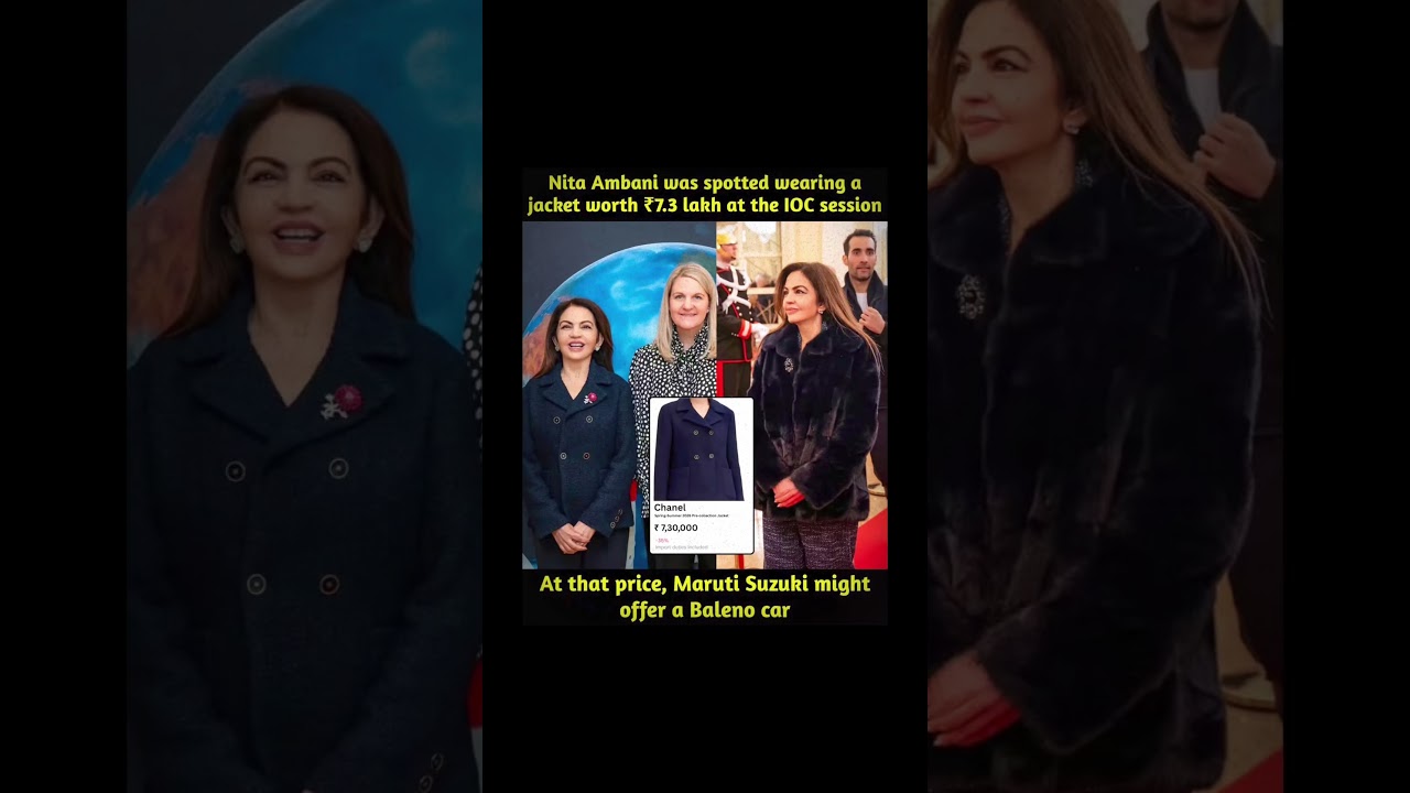 Nita Ambani’s ₹7.3 Lakh Jacket Sparks Internet Buzz at IOC Session