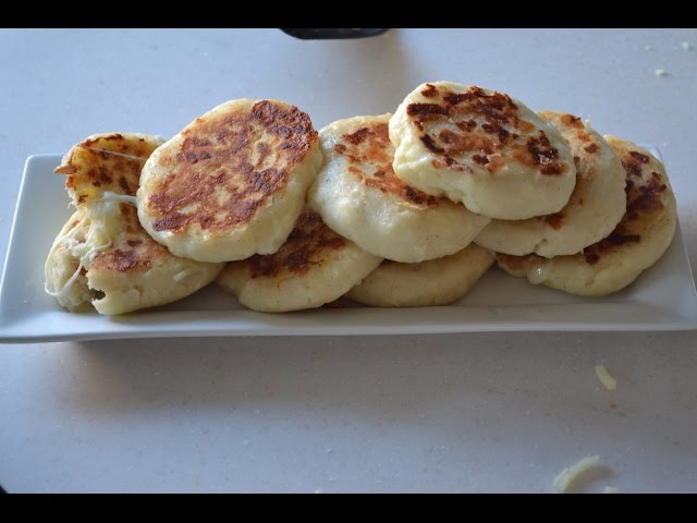 Arepa Colombiana Arepa Of Ground Corn Traditional Colombian Food