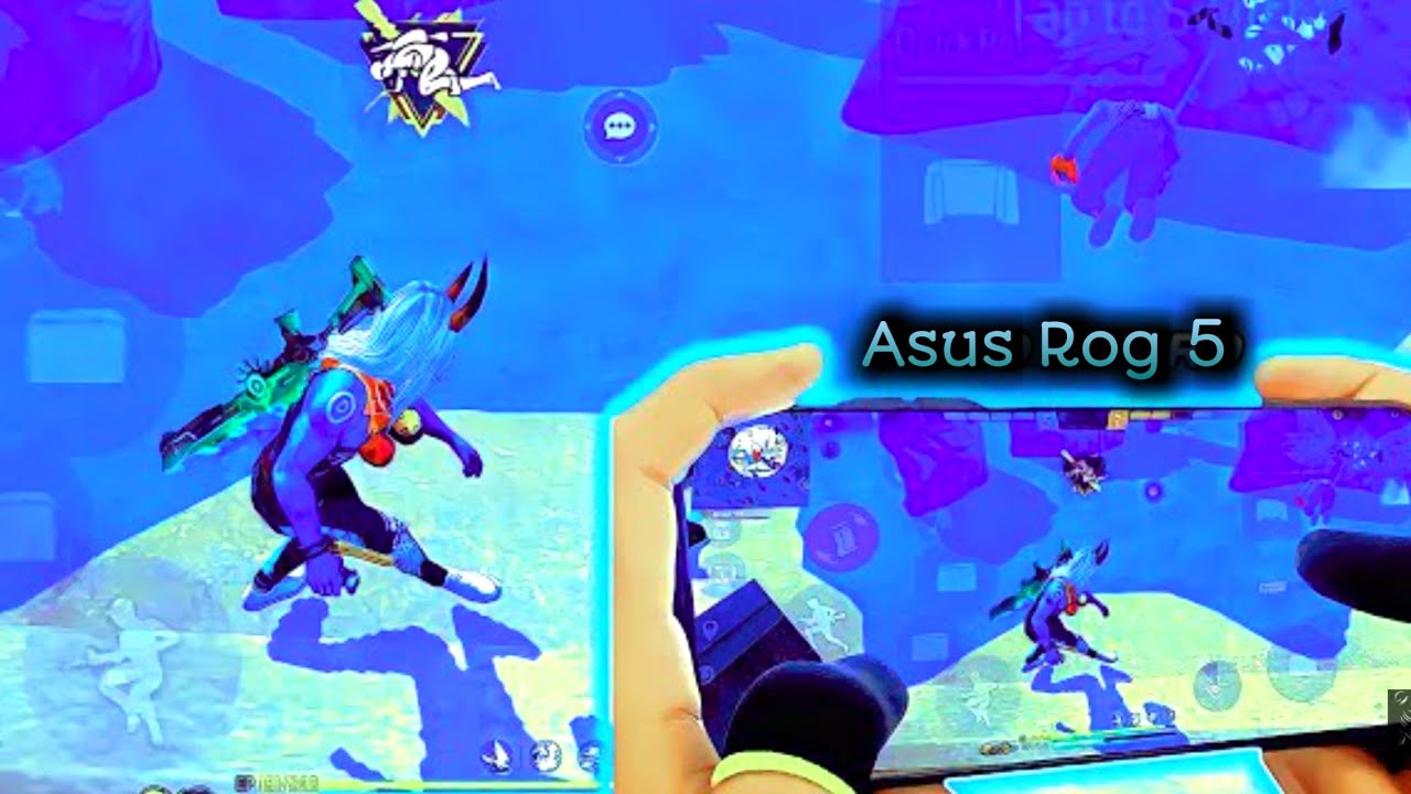 Best 1 Vs 4 Handcam 💕On Asus Rog 5 😱|| Best Settings ⚡+ Dpi⚡
