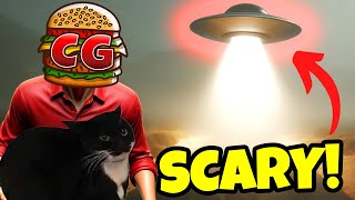 The Scariest Encounter with the RED UFO I've Ever Had in The Long Drive! screenshot 3