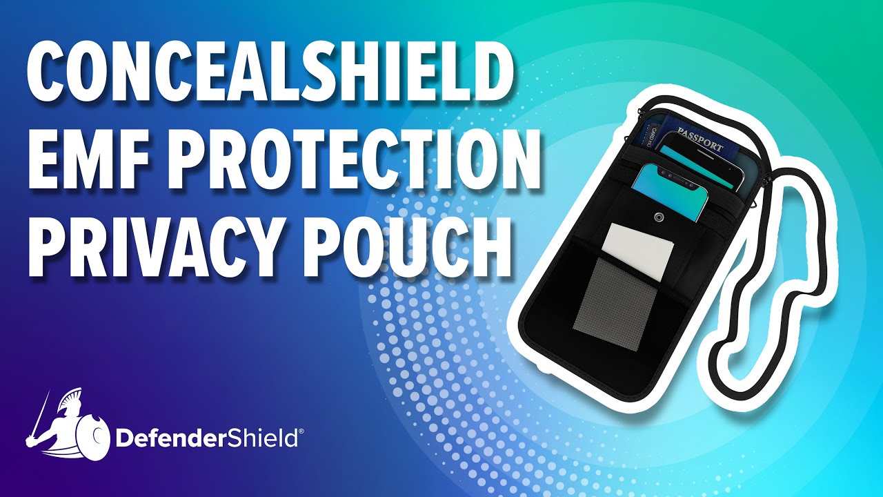 ConcealShield Cell Phone Faraday Travel Bag – EMF + RFID Blocking Privacy  Pouch