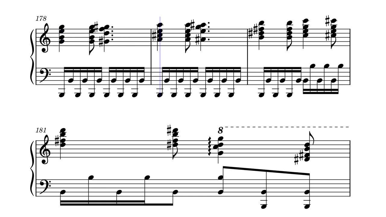 Mendelssohn Symphony No 3 Scottish 1 Mov. Piano solo sheet music, Noten, partitura, spartiti, 楽譜, 乐谱