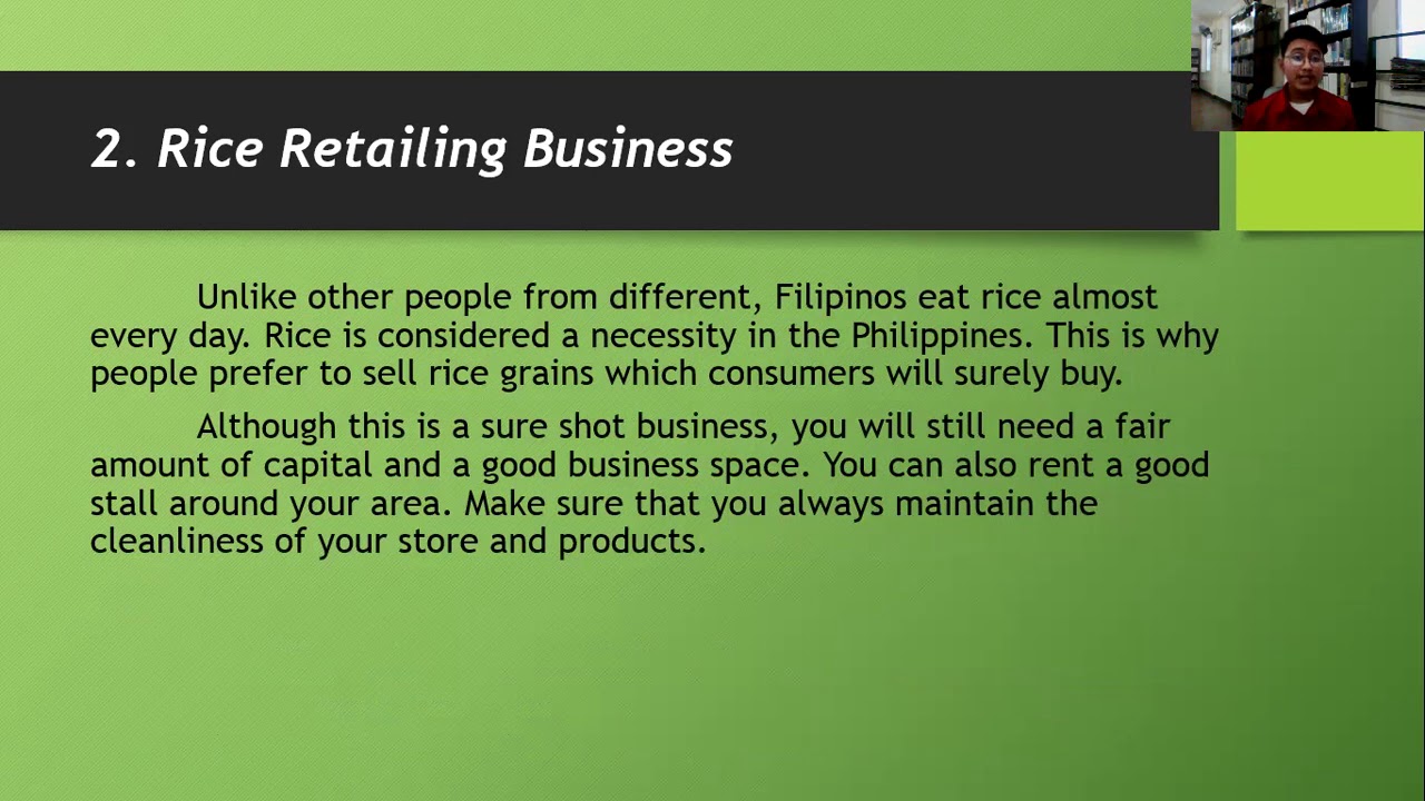 List of the most common small businesses in the Philippines Part 1