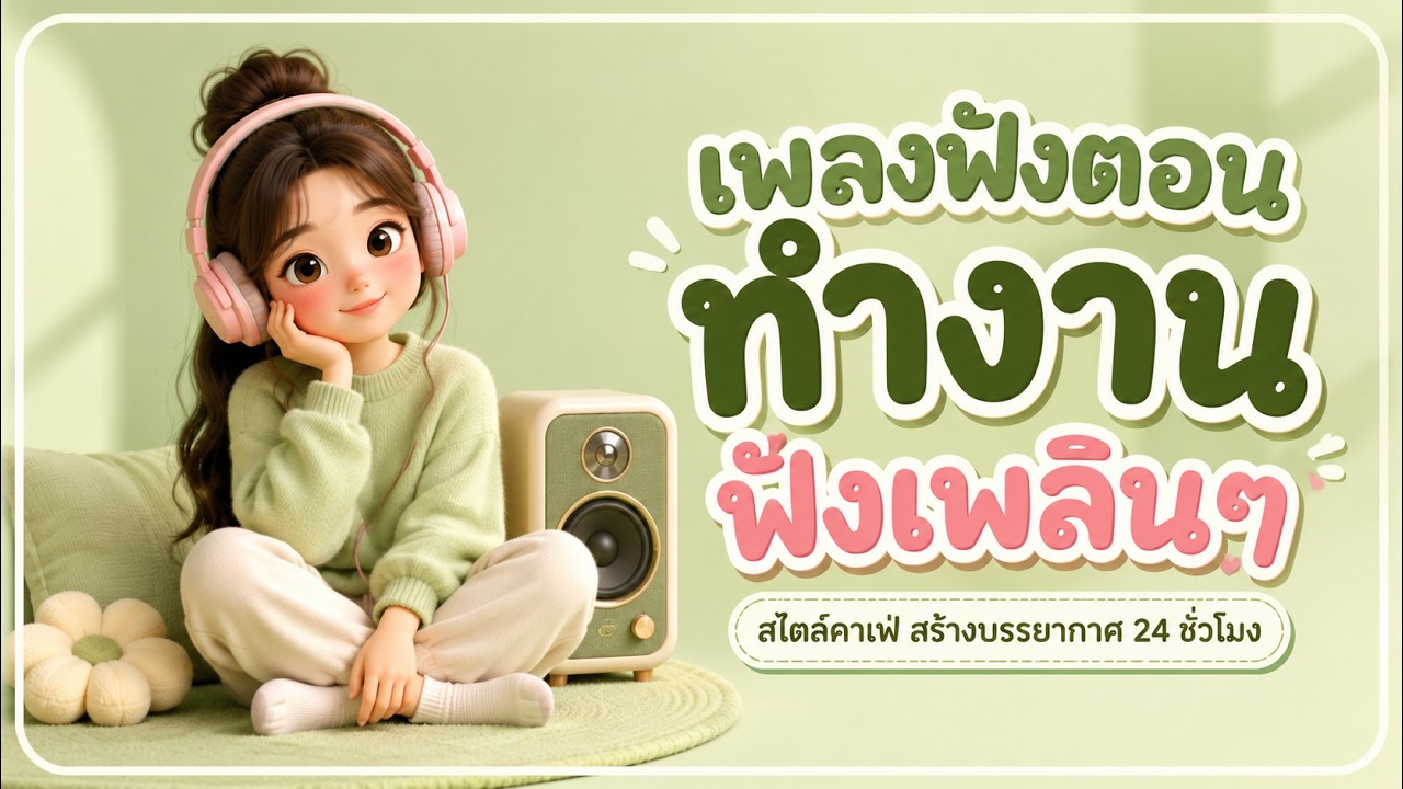 🔴 LIVE 24 ชั่วโมง Cafe Music เพลงแนวคาเฟ่ เพลงเปิดทำงาน ฟังสบาย สร้างบรรยากาศ🌤️☕
