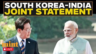 Watch Live: Pm Modi And South Korean President Lee Jae Myung Delivers Joint Statement | India
