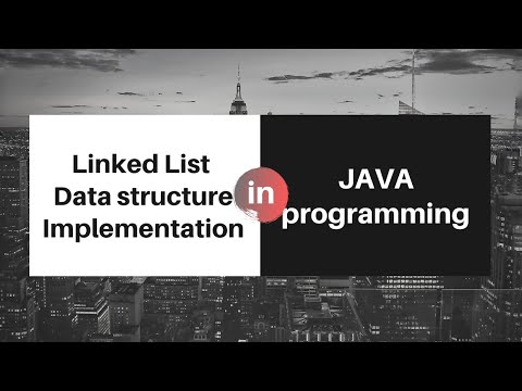 Linked List data structure implementation in Java #linkedlist #java ...
