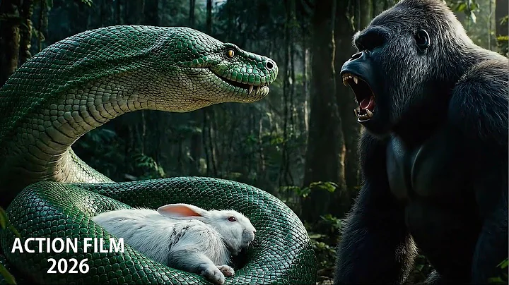 Giant Gorilla vs. Giant Anaconda – Ultimate Jungle Battle to Save the Rabbit