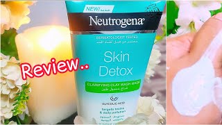 Neutrogena Skin Detox Clay Wash Review @maryamadeel