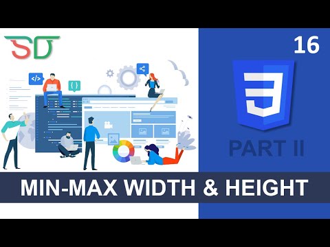 WEB DEVELOPMENT | MIN-MAX WIDTH & HEIGHT | CLASS 16 | CSS | SHAN DEVELOPERS