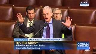 Chairman Gowdy: One Person Does Not Make Law