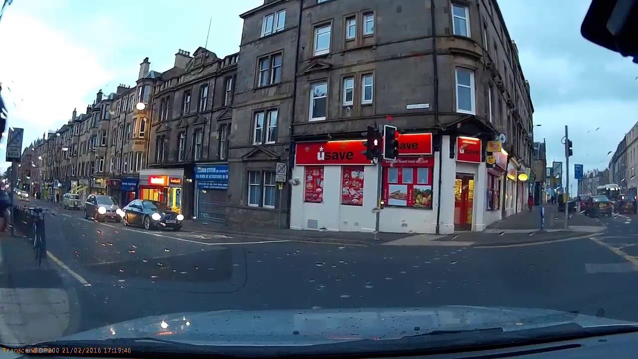 Pedestrian Walks Out Without Looking, Easter Road, Edinburgh YouTube