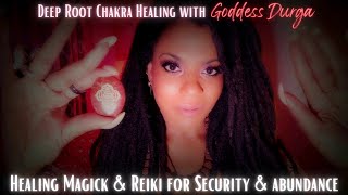 ASMR Magick ✨️ You're Safe & Sound ✨️ Root Chakra Healing With Goddess Durga ✨️ *TINGLY REIKI* screenshot 5