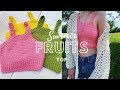 Crochet Summer Fruits Tank Top